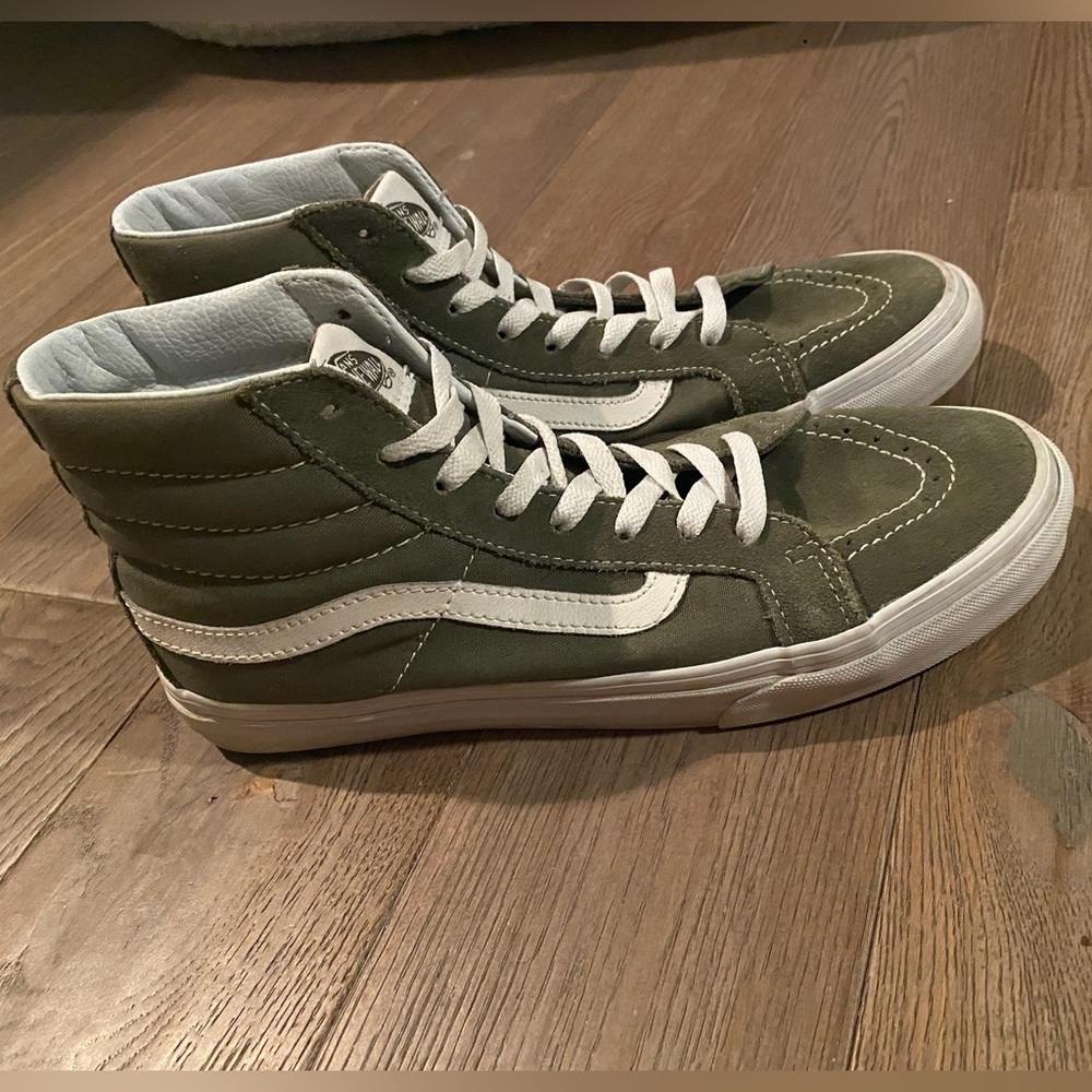 Green Old Skool Sk-8 High Top Vans 10 W 8.5 M
